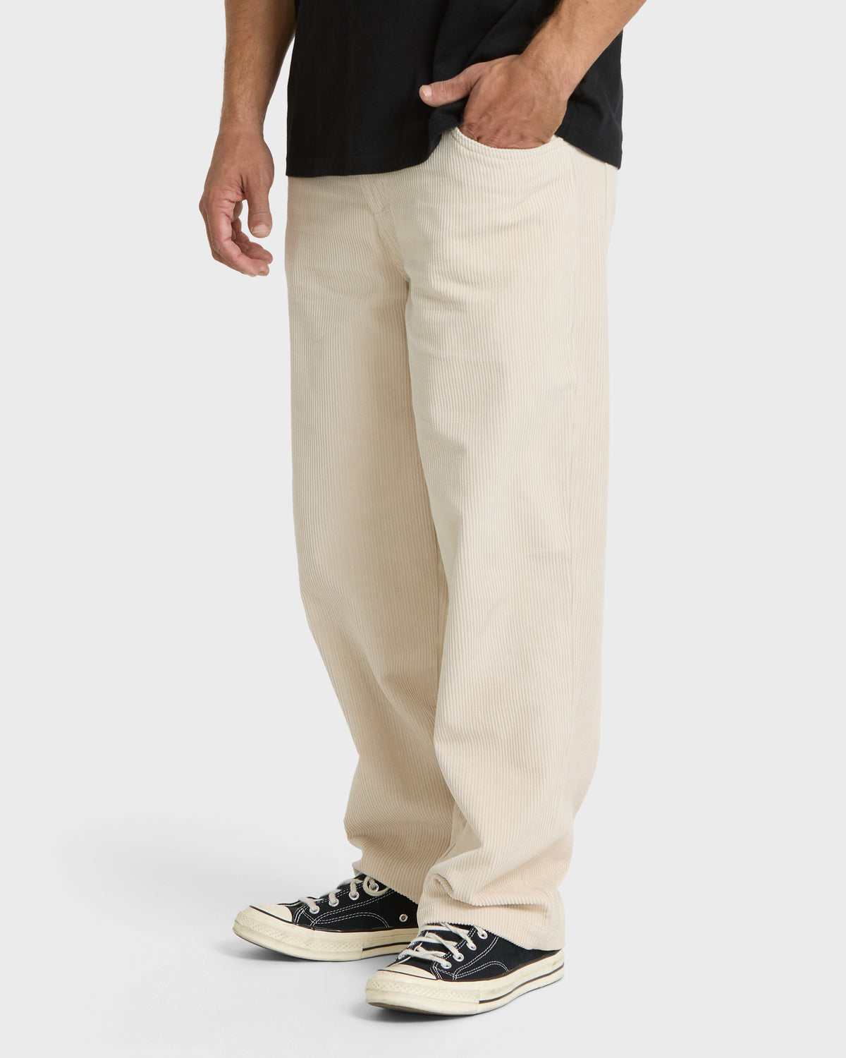 
Garage 5-Pocket Corduroy Pants - Oatmeal