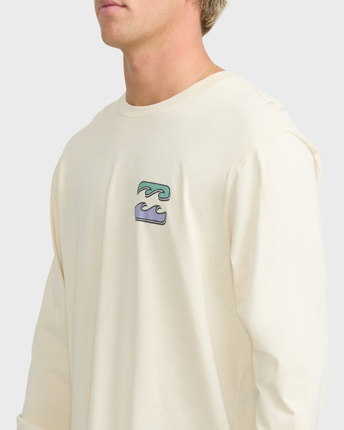 
Heritage Arch Premium Long Sleeve Knit T-Shirt - Oatmeal