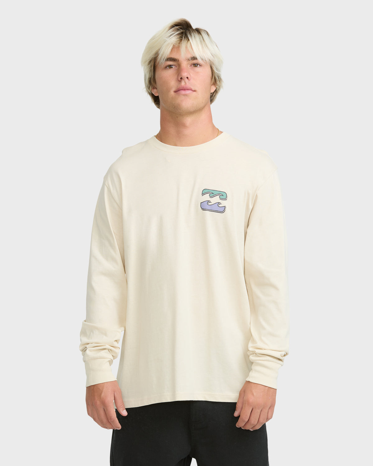 
Heritage Arch Premium Long Sleeve Knit T-Shirt - Oatmeal