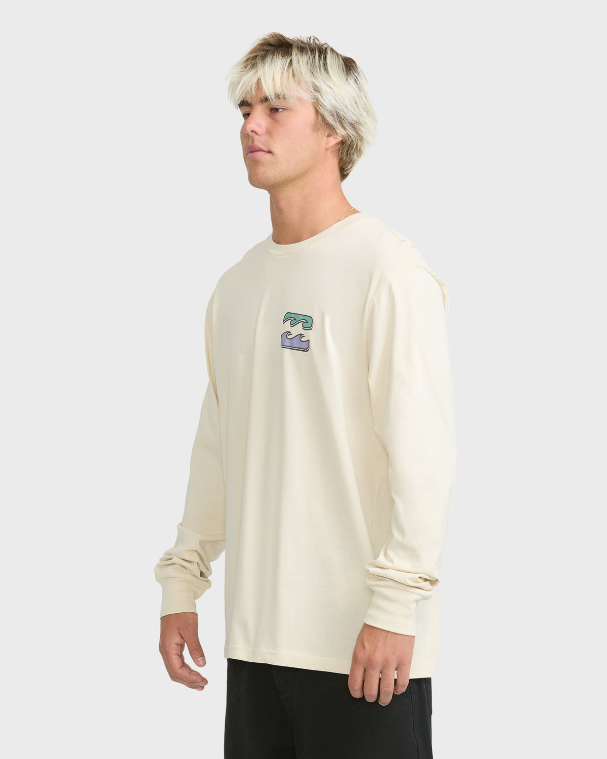 
Heritage Arch Premium Long Sleeve Knit T-Shirt - Oatmeal