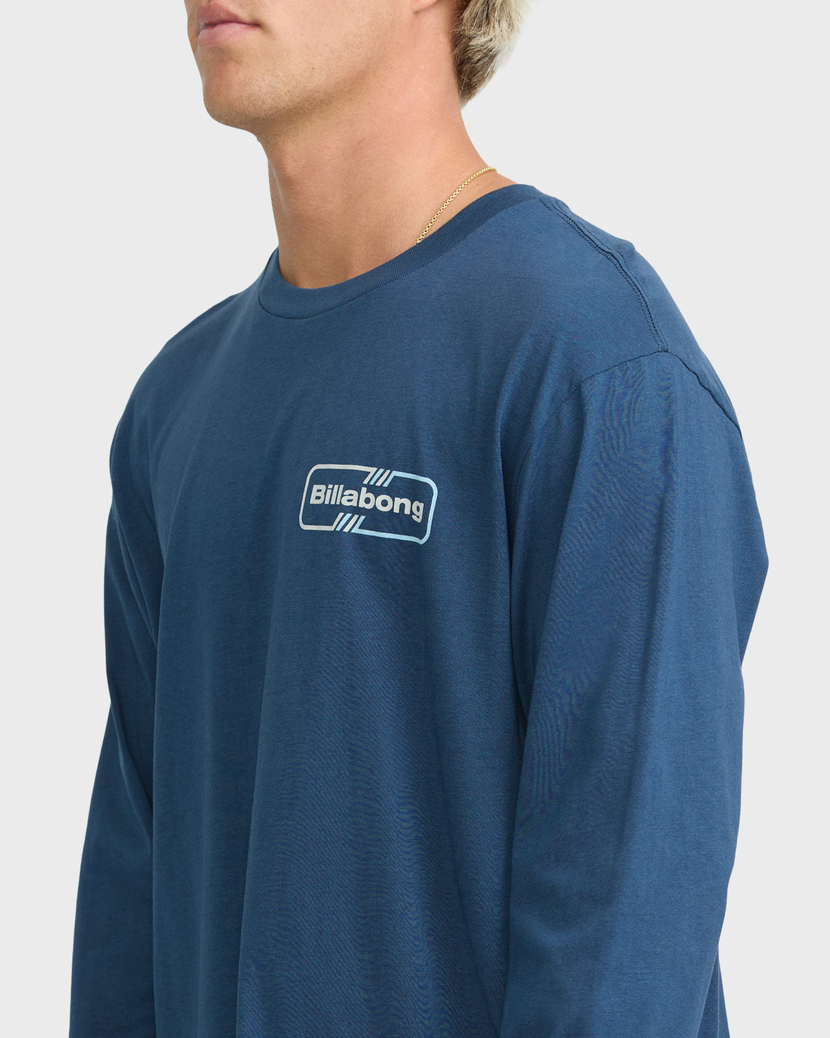 
Slant Premium Long Sleeve Knit T-Shirt - Dark Denim