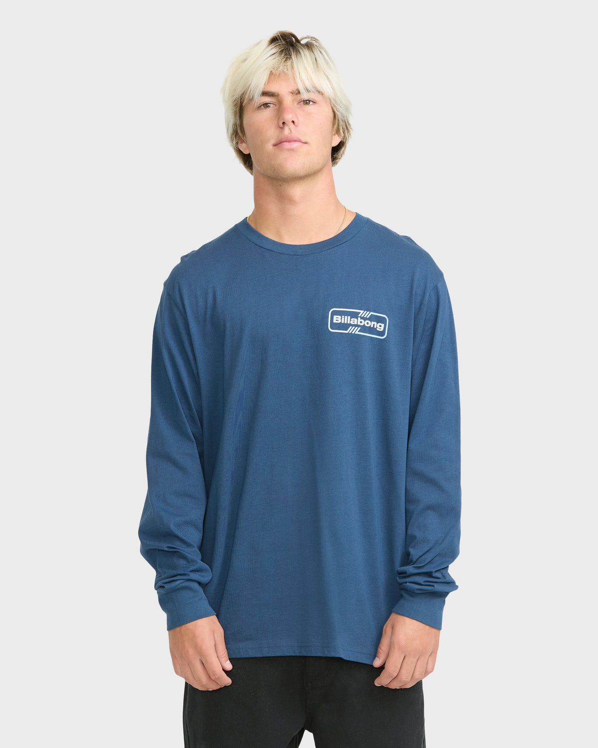 
Slant Premium Long Sleeve Knit T-Shirt - Dark Denim