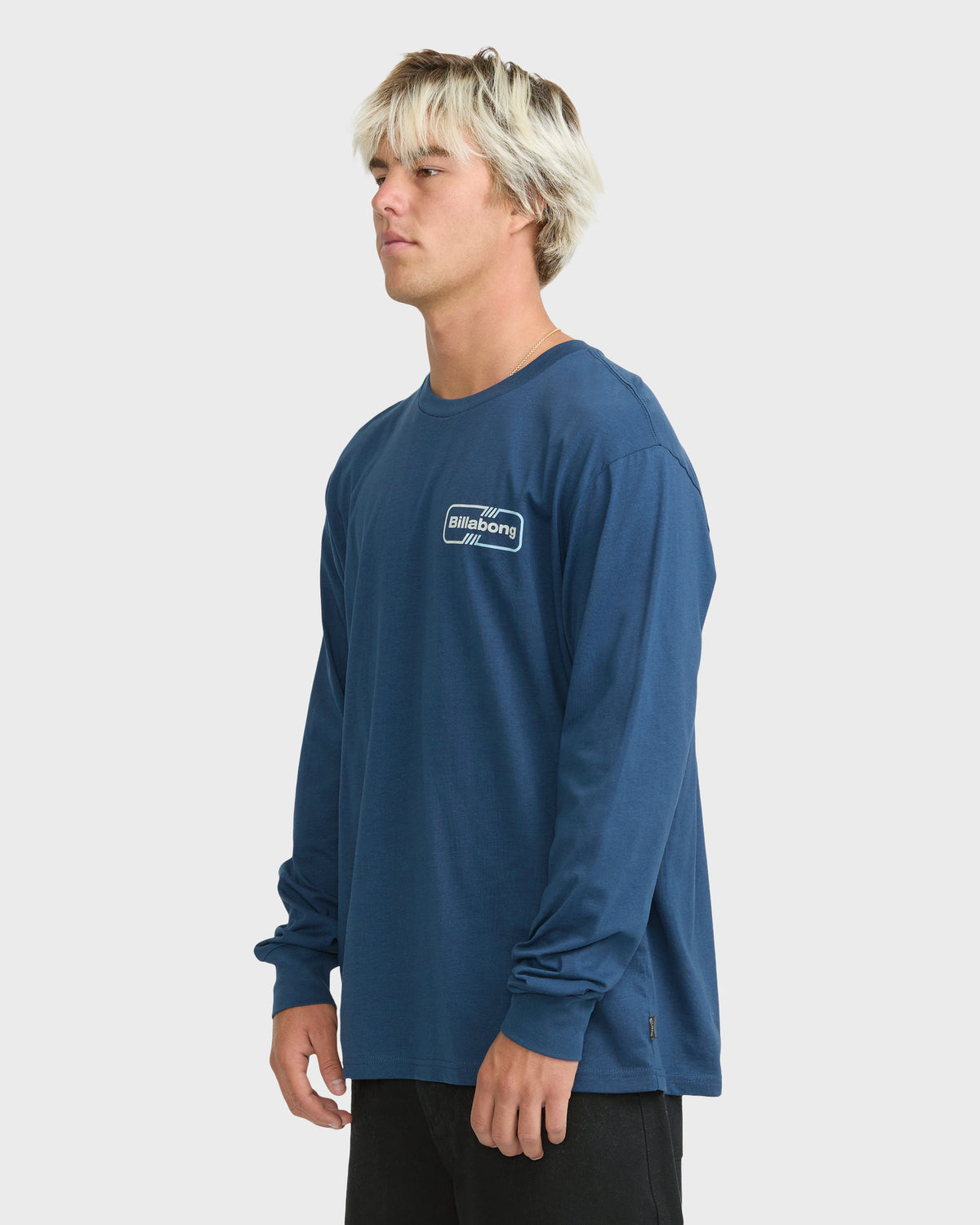 
Slant Premium Long Sleeve Knit T-Shirt - Dark Denim