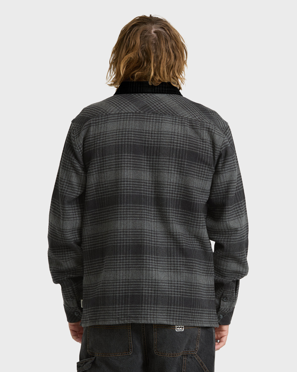
Garage Alley Long Sleeve Woven Shirt - Black