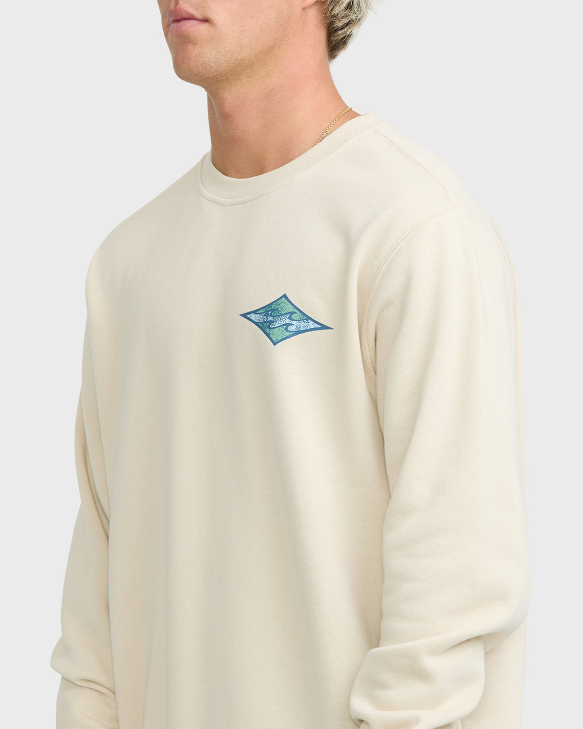 
Crayon Wave Crewneck Sweatshirt - Oatmeal