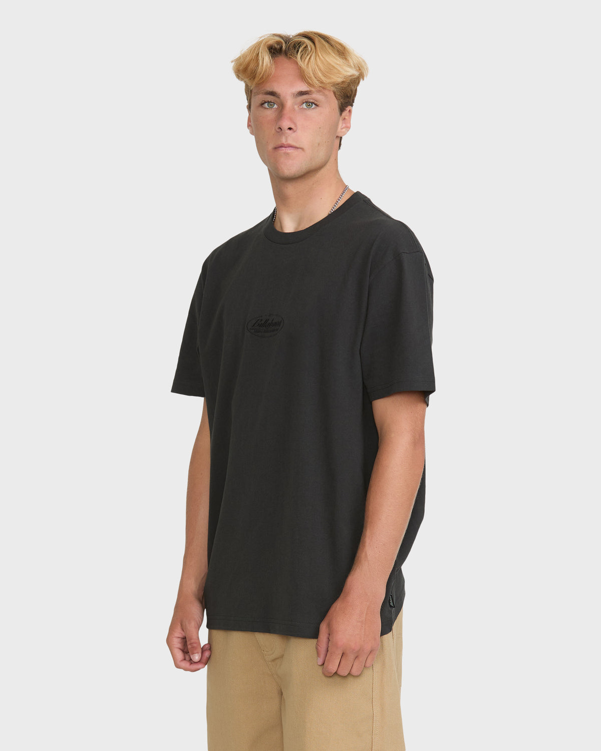 
Pill Garage Premium Short Sleeve Cotton T-Shirt - Washed Black