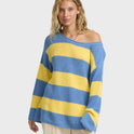 Seascape Off Shoulder Sweater - Sundress