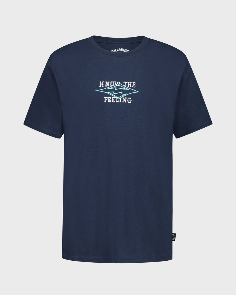 Boys Know The Feeling Short Sleeve T-Shirt