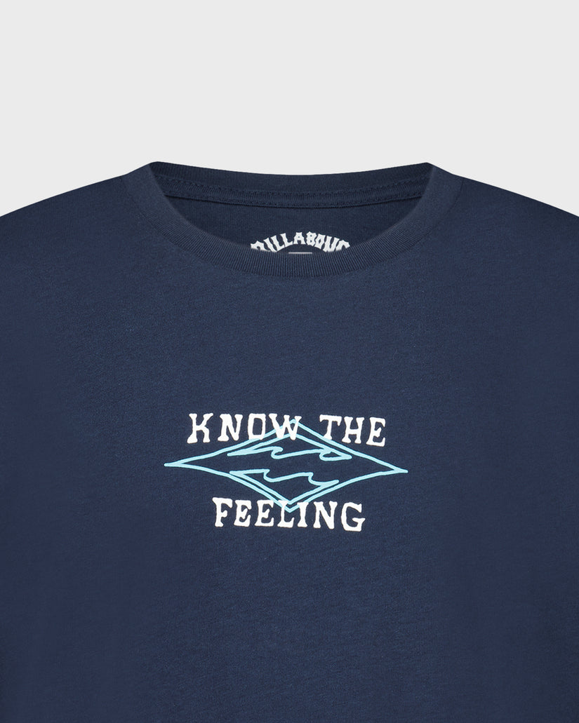 Boys Know The Feeling Short Sleeve T-Shirt