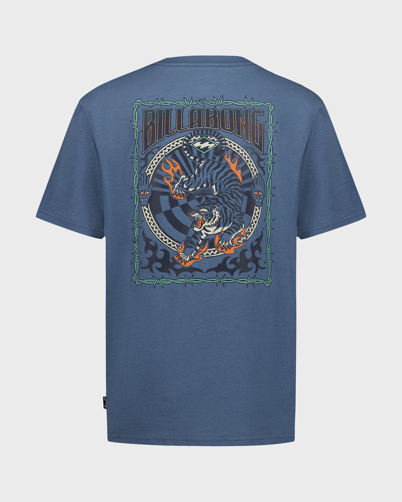 Boys Inferno Tiger Short Sleeve T-Shirt