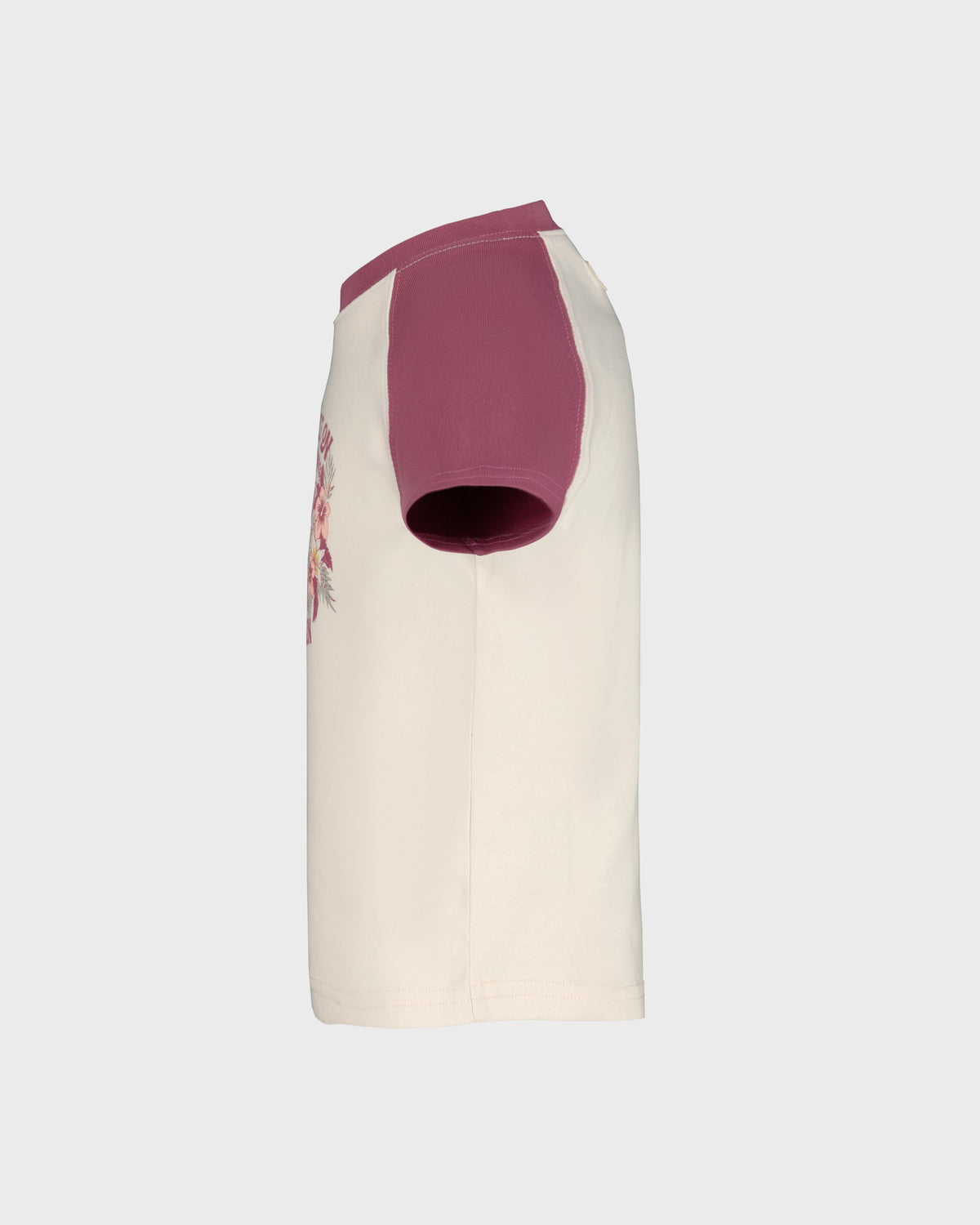 Skirt with a white base and pink top on a light gray background