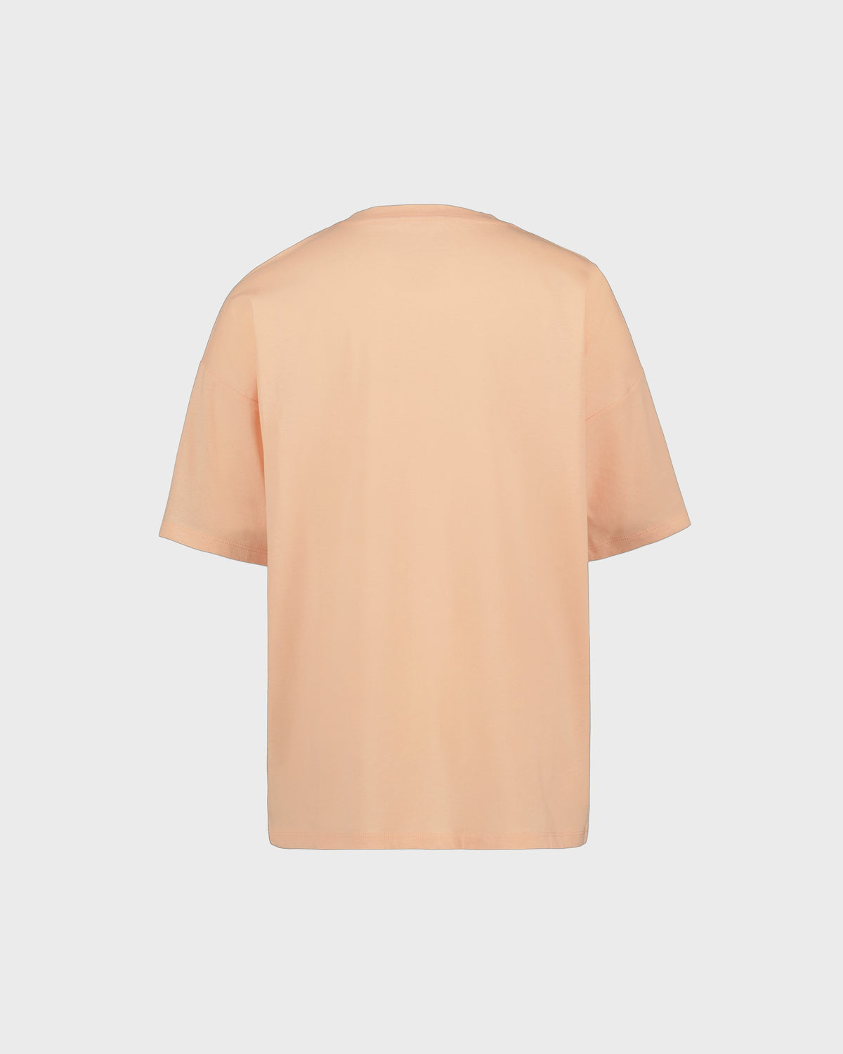 Beige t-shirt on a light gray background
