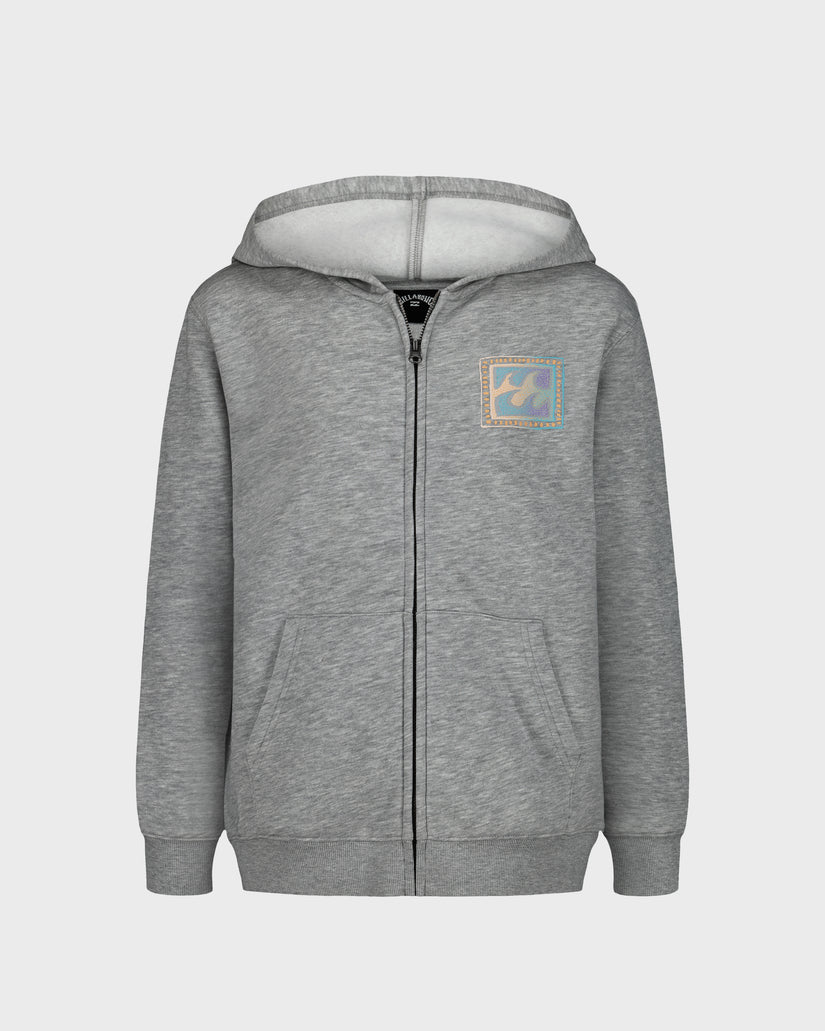 Little Boys Crayon Wave Full Zip Hoodie
