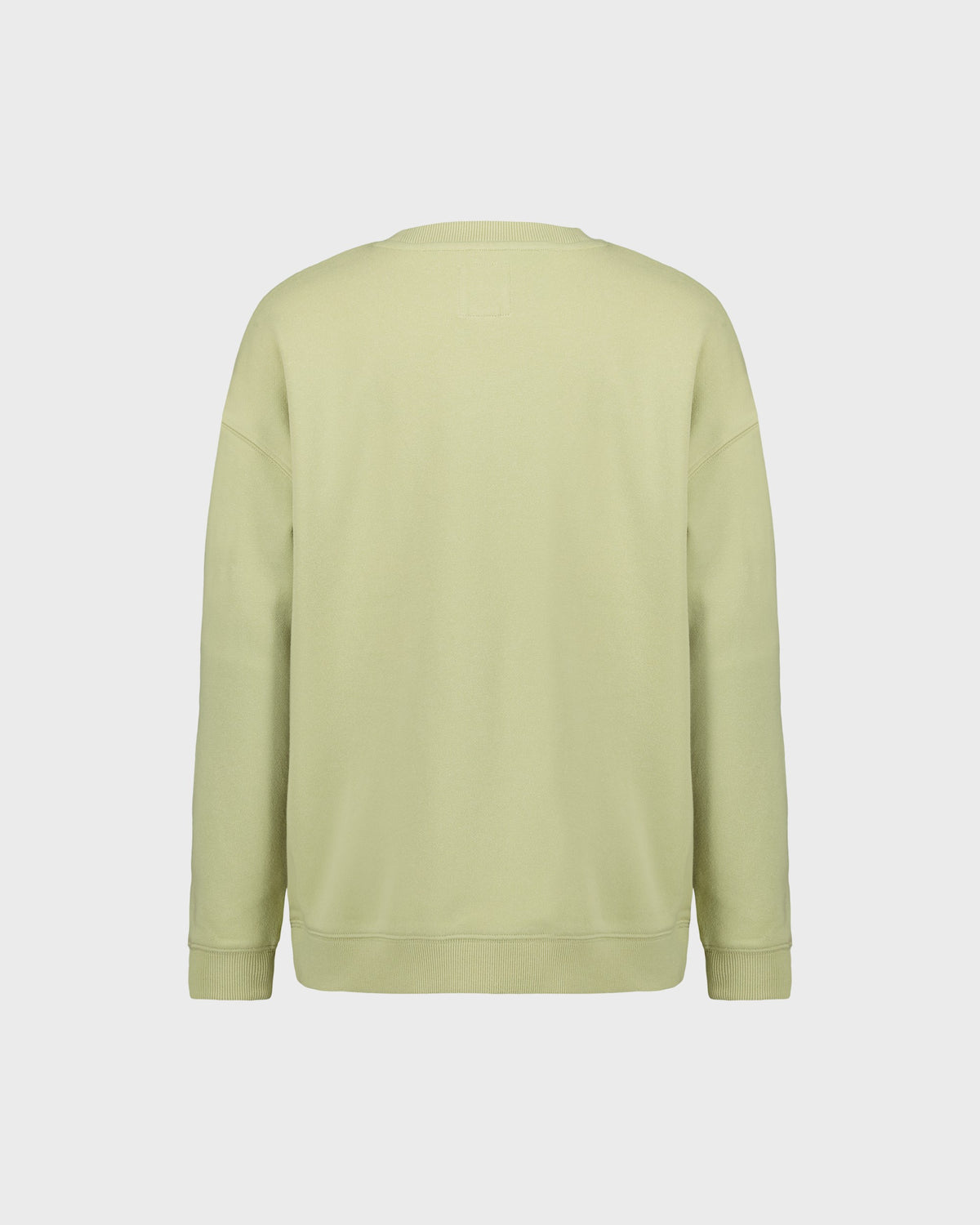 Light green sweatshirt on a white background