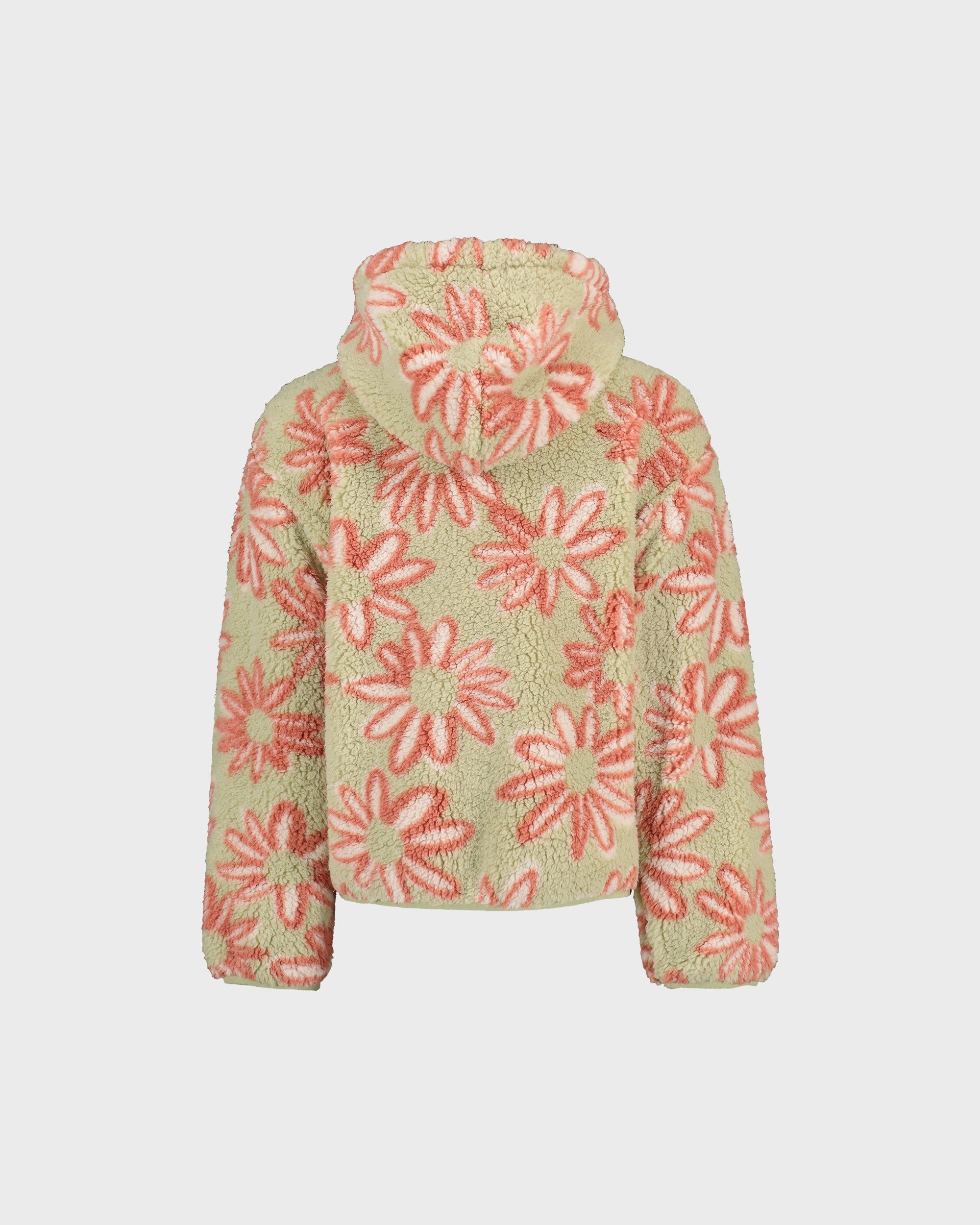 Girls Just In Time Half Zip Sherpa Hoodie - Girls Just In Time