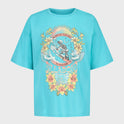 Girls Surfing Oversized T-Shirt