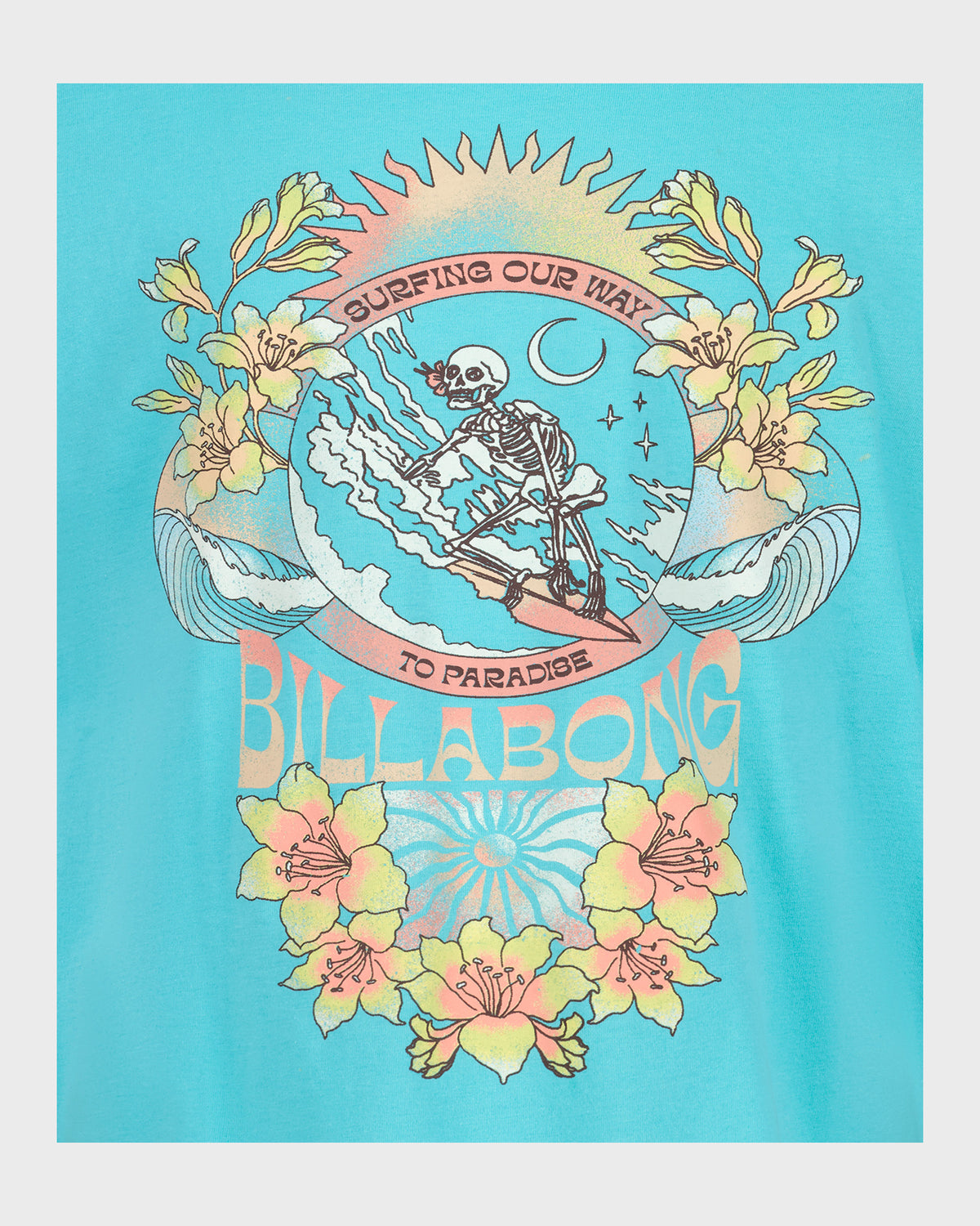 Girls Surfing Oversized T-Shirt