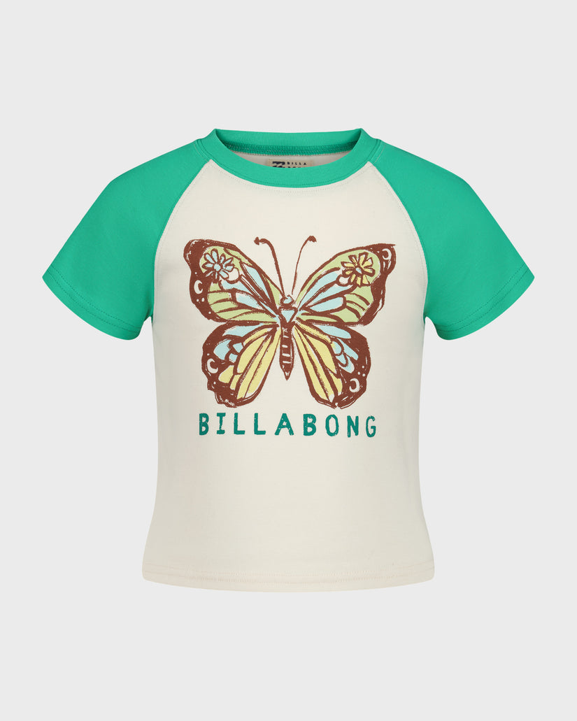 Girls Butterfly Stamp T-Shirt