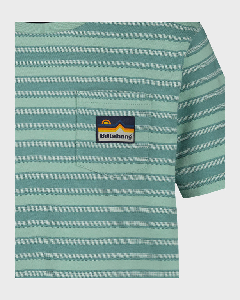 Boys Miles Stripe Pocket Short Sleeve T-Shirt