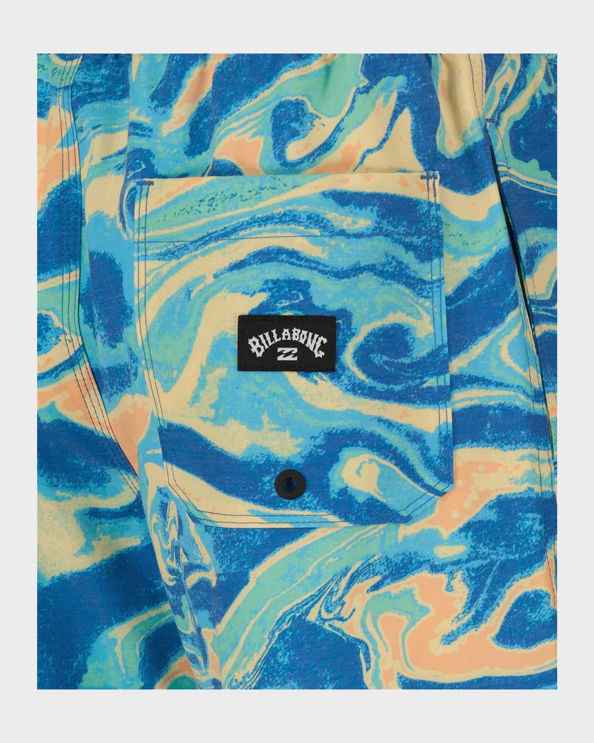 Little Boys Sundays Layback Swim Trunks