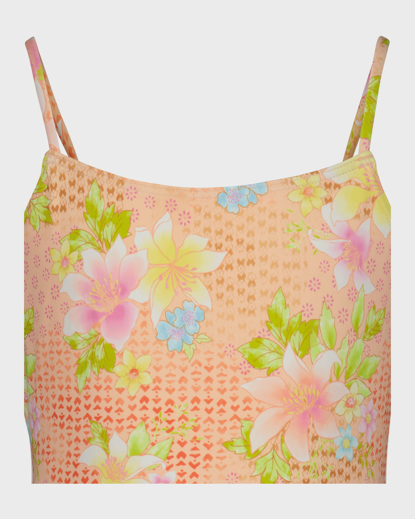 Girls Crazy For Coral One Piece Swimsuit