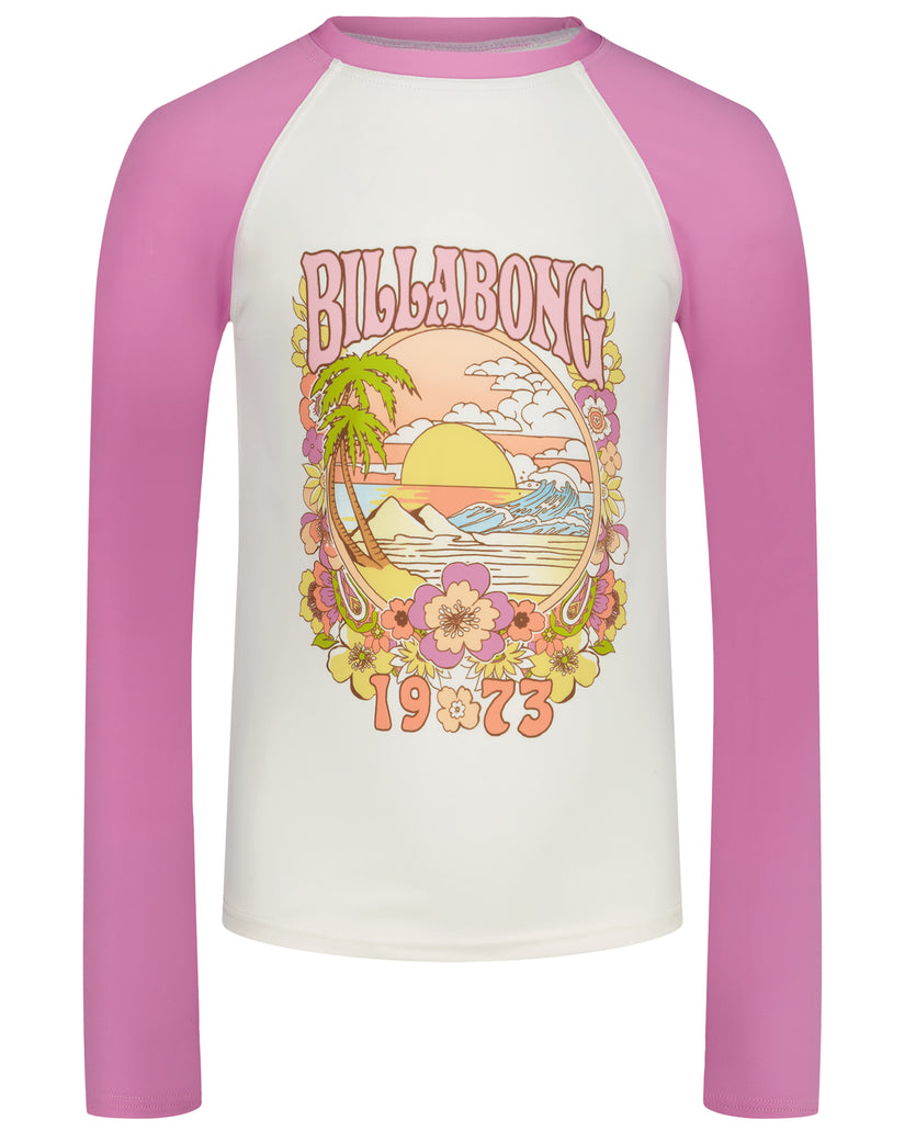 Girls Sweet Ride Long Sleeve Rashguard