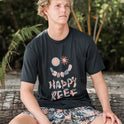 Coral Gardeners Happy Reef Short Sleeve T-Shirt - Washed Black