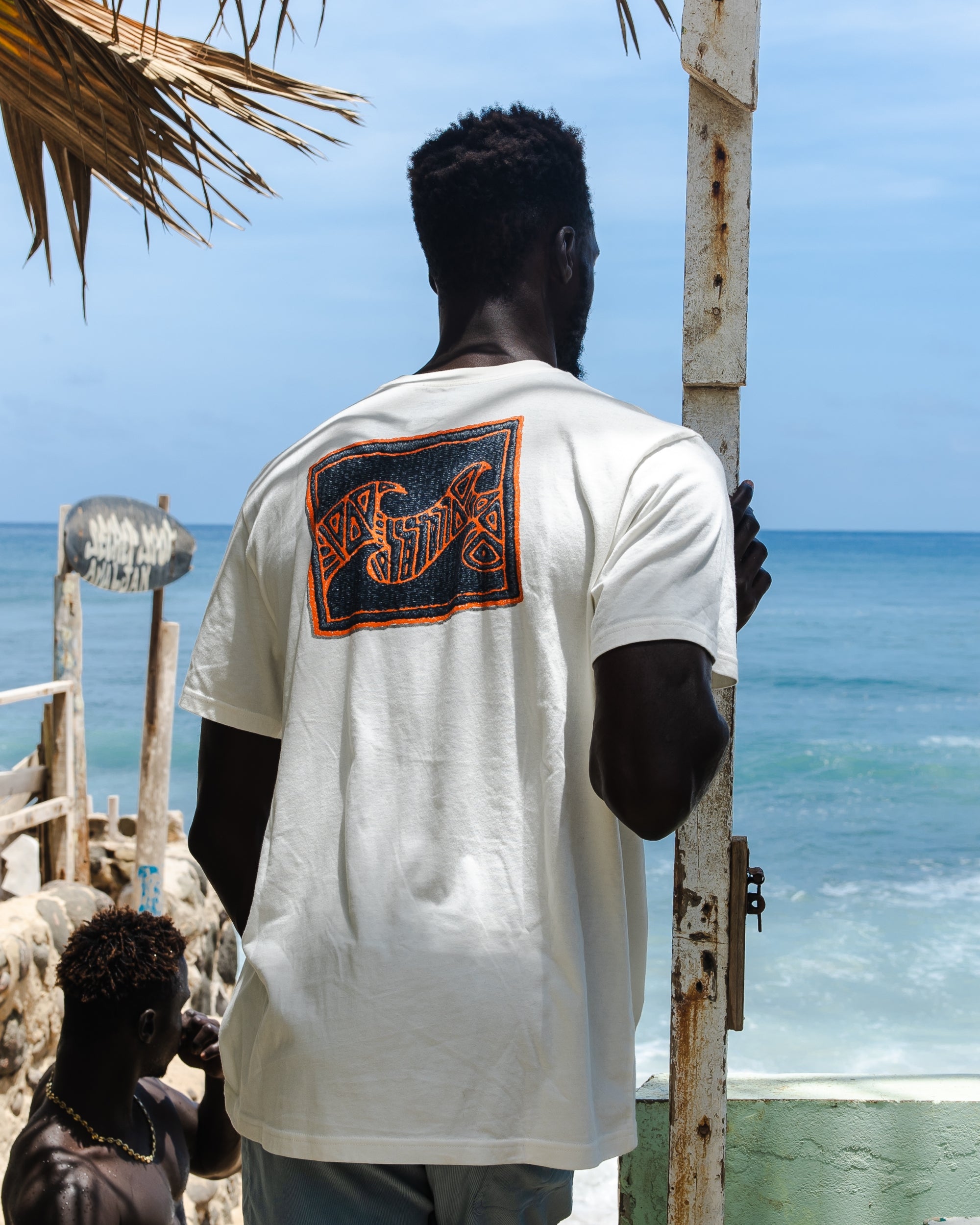 Crayon Wave Premium Short Sleeve T-Shirt - Off White | Billabong