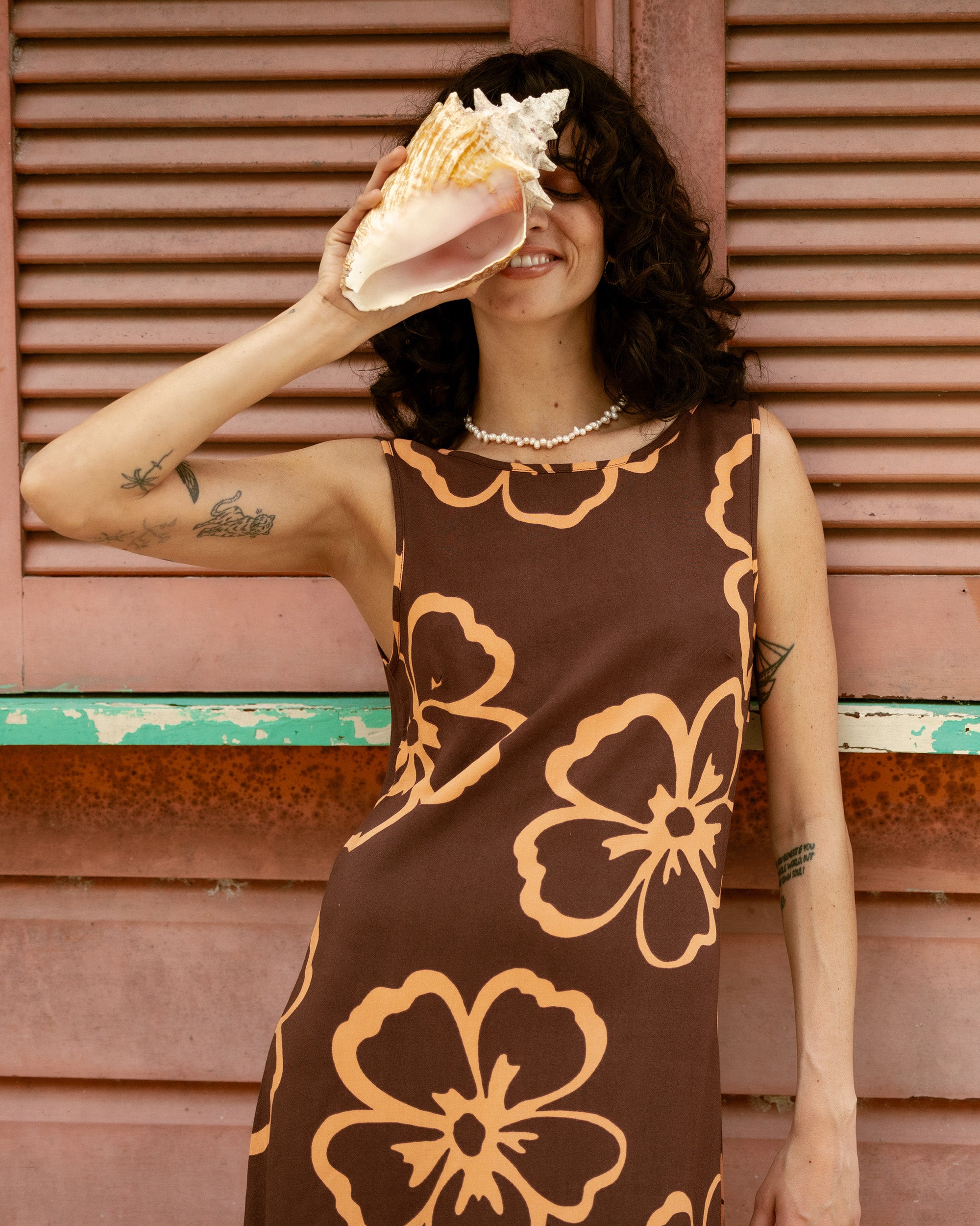 billabong dress Last Summer Viscose crinkle fabric Floral Trippin Mini Dress -