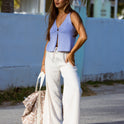 Veda Knit Tank - Twilight Blue