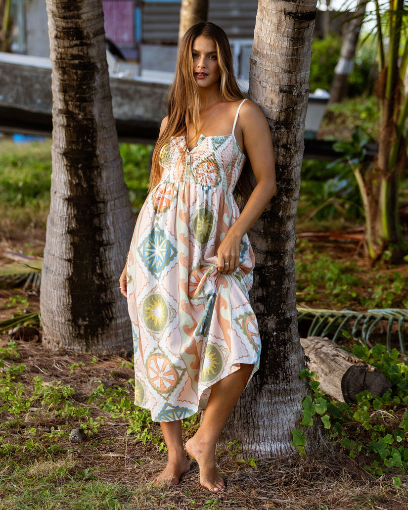 Billabong Women's Fever Dream Midi Dress - White Cap | Xs Billabong Women's Fever Dream Midi Dress - White Cap | Xs