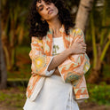 Folk Story 2 Quilted Jacket - Sand