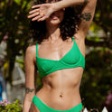 Tanlines Helena Underwire Bikini Top - Summer Green