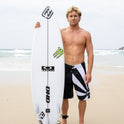 A.I. Rising Sun Pro 22" Boardshorts - Black/White