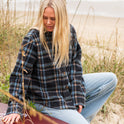Breezy Sherpa Shacket - Black Sands