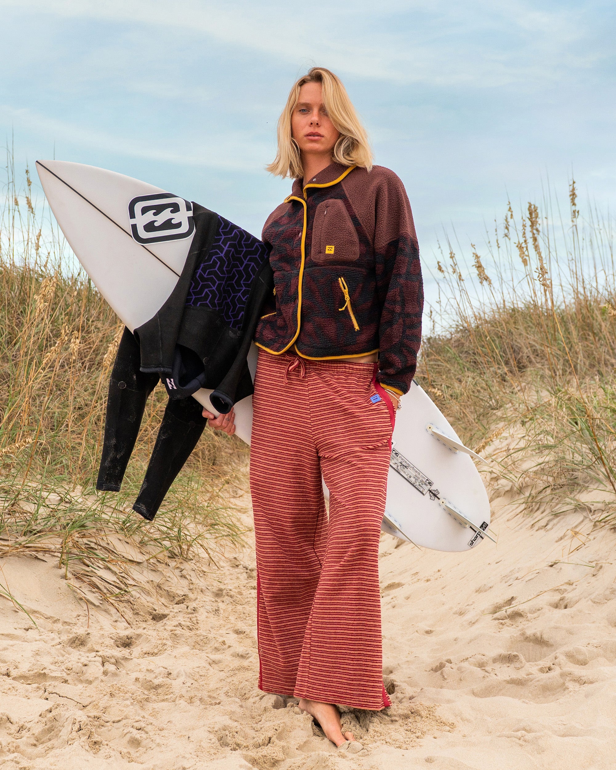 Date Palm Terry Pants - Rose Brown | Billabong