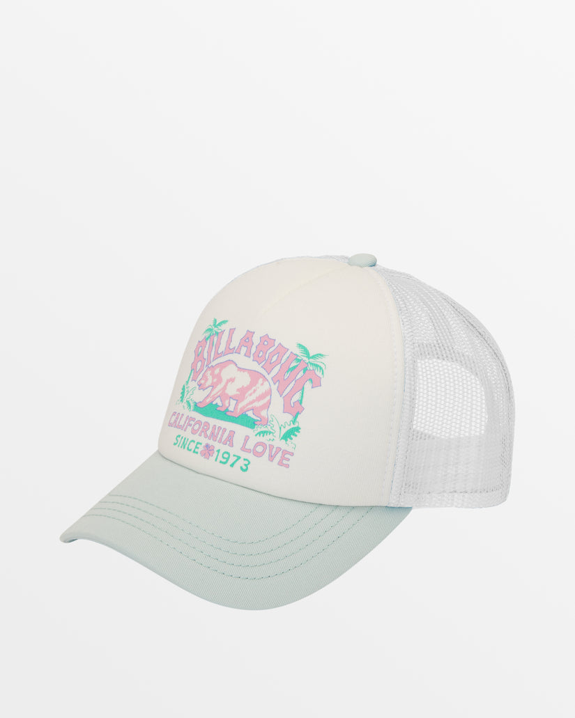Girl's Pitstop Hat - Blue Glow