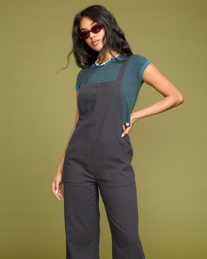 Pacific Time Jumpsuit - Black Sands