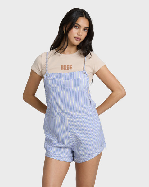 Wild Pursuit Yarn-Dyed Overalls - Twilight Blue | Billabong