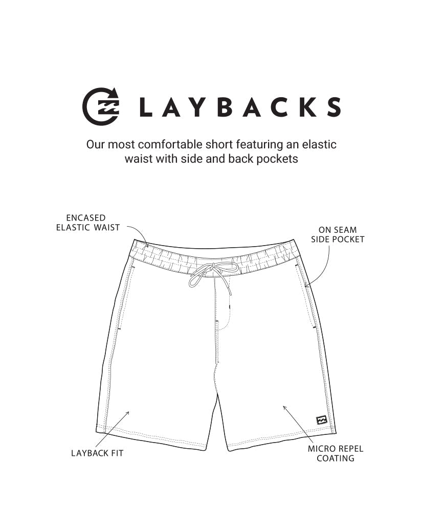 Dusty rose swim trunks with elastic waist, drawstring, side and back pockets, and layback fit design.
