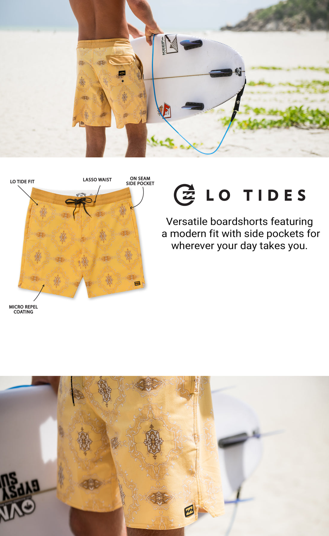 MID LENGTH BOARDSHORT LISBON LULLABY