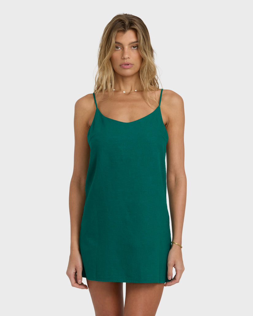 Summer Love Mini Slip Dress - Deep Sea | Billabong Summer Love Mini Slip Dress - Deep Sea | Billabong