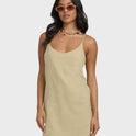Robe nuisette courte Summer Love - Vert cendré