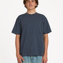 Arch Up Short Sleeve Knit T-Shirt - Charcoal