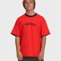 Immortal Tipper Short Sleeve Knit T-Shirt - Deep Red