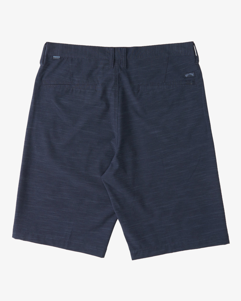 Boy's Crossfire Slub Shorts 18" - Navy Blue