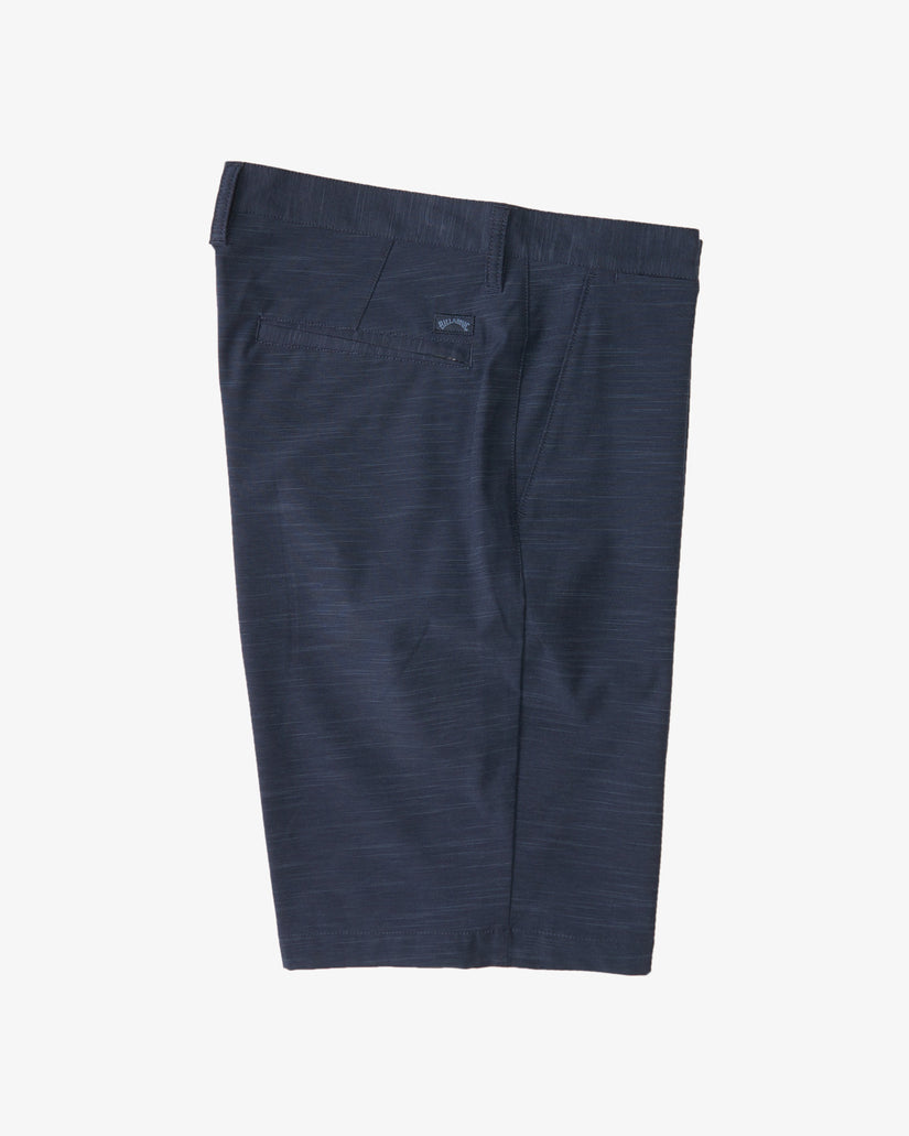 Boy's Crossfire Slub Shorts 18" - Navy Blue