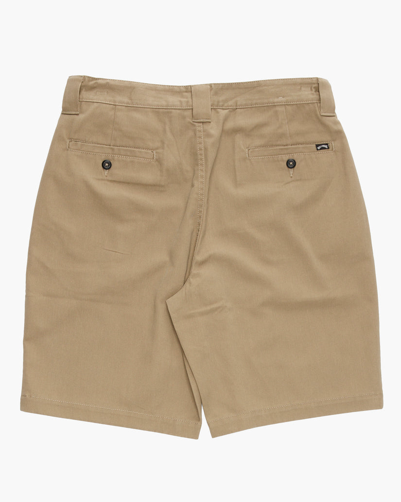 Boys Carter Workwear Shorts - Khaki