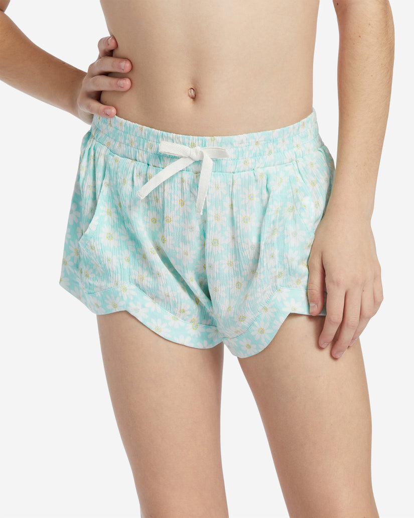 Mad For You Elastic Waist Shorts - Sweet Mint