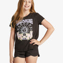 Girls Kissed By The Sun T-Shirt - Off Black